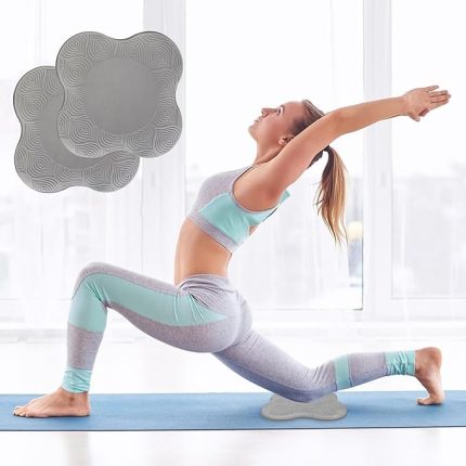 Yoga Destek Pedi, 2 ADET Yoga Dizlik, Kaymaz Yoga Diz Paspasları, Yoga Dengesi Diz Çökmüş Mat, Yoga Diz Pedleri Yastığı, Spor Denge Yastığı Pilates Yastığı Dizler, Eller, Bilekler, Dirsekler