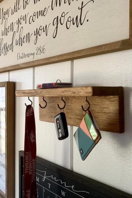 Giriş Yolu Düzenleyici, Maske Askısı, Anahtarlık, Cüzdan, Anahtar Kancaları, Organizasyon. Yüzer Raf