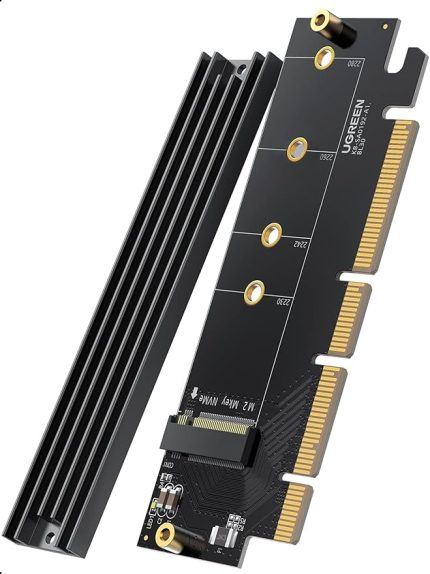 PCIe 4.0 x4 x8 x16 Uyumlu 64Gbps NVMe M.2 SSD Dönüştürücü Adaptör