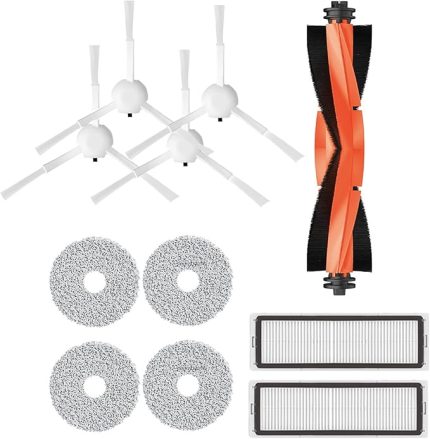Xiao-mi S10+X10+ ile Uyumlu Aksesuar Seti, Dreame Bot L10S Ultra/L10S Pro/W10S Pro Robotik Süpürge Yedek Parçaları (Set2, 11 Adet) ile Uyumlu