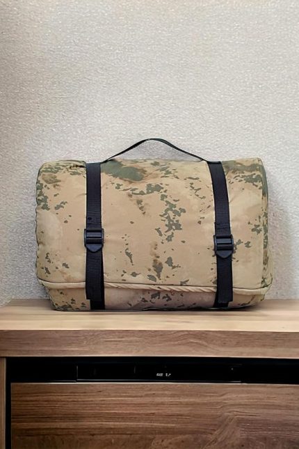 Kamuflaj Uyku Tulumu (-25 °C) Su Geçirmez Membranlı (2.15×1.50m) Kamp ve Deprem 220 Gr polar