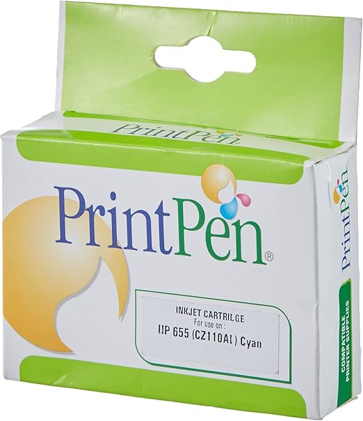 655 (CZ110AE) Cyan Muadil Mürekkep Kartuşu - Görsel 2