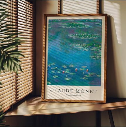Tanıtım Monet Çerçevesiz Poster, Modern Dekoratif Çerçevesiz Poster, Tablo, Monet-2, 50 x 70