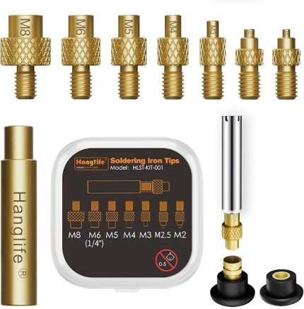 Lehim uçları, dişli uçları/eritme somunları için M2 M2.5 M3 M4 M5 M6 M8, lehim uçları 900M, T18, Weller ST serisi lehim uçları ile uyumlu - 3D yazıcı aksesuarı