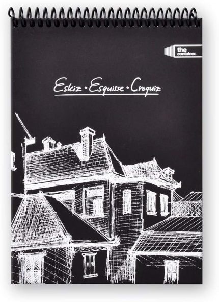 188436 Eskiz Def.A4 Container Siyah 50yp 510253