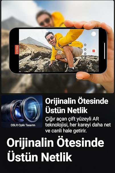 iPhone 11 Pro / 11 Pro Max iPhone Kamera Lens Koruyucu, Safir, Kolay Kurulum, Alüminyum Alaşım Çerçeveli 9H Sertliğinde Cam Lens, Siyah - Görsel 4