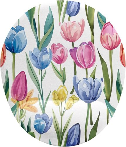 Desenli Bilek Destekli Mouse Pad