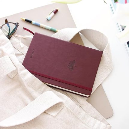 Bullet Journal Noktalı Defter 140 gr. 80 Yaprak Velvet Berry