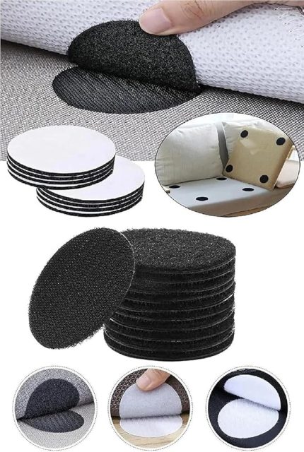 Home 10'lu Halı Kilim Koltuk Örtüsü Sabitleyici Kaydırmaz Cırt Yıkanabilir Kendinden Yapışkanlı Ped Halı Kaydırmaz (20)