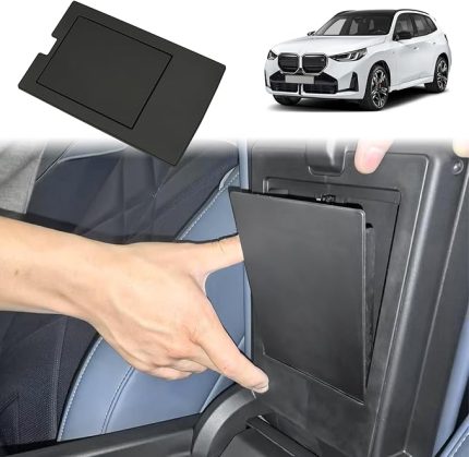 Yeni BMW X3 G45 2025 2026 orta konsol saklama kutusu, X3 2025 Plug-in Hybrid xDrive kol dayama yeri gizli bölme düzenleyici tepsi torpido gözü, X3 G45 aksesuar