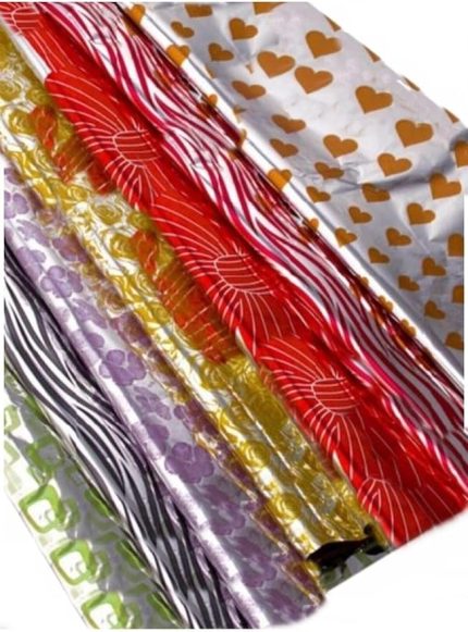 Adet 35x45 Cm Bantlı Metalize Hediye Poşeti Kendinden Bantlı Renkli Poşet Hediye Paketi