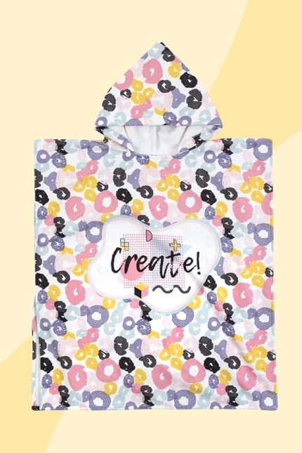 Çocuk Panço 7-10 Yaş Plaj Havlusu Create