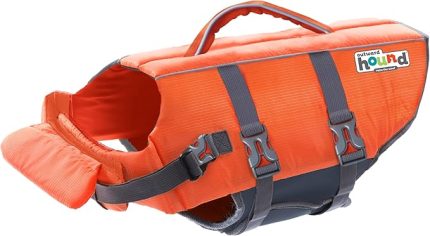 Hound Kyjen 22019 Ripstop Quick Release Easy Fit can yeleği, köpekler için, ayarlanabilir, beden S, turuncu