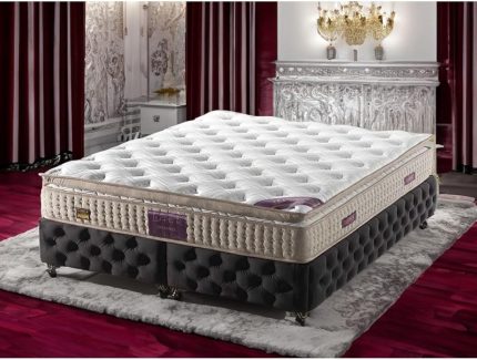 İstanbul Luxuria Pedli Ultra Ortopedik Yaylı Yatak BEYAZ 90 x 200