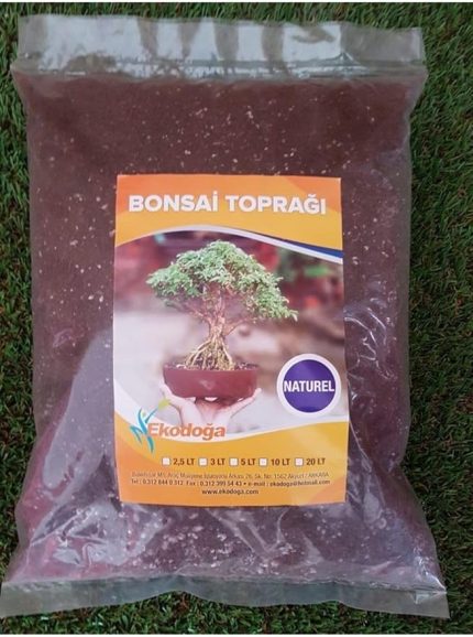 Toprağı 2,5 Lt Ithal Torf Perlit Kırmızı Pomza Lav Taşı Karışımlı Özel Bonsai Toprak