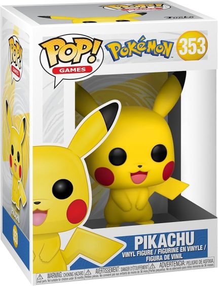 Pop! Oyunlar: Pokemon - Pikachu - Vinil Koleksiyon Figürü - Hediye Fikri - Resmi Ticari Ürünler - Çocuklar ve Yetişkinler için Oyuncak - Video Oyunları Hayranları - Koleksiyoncular ve Ekran için