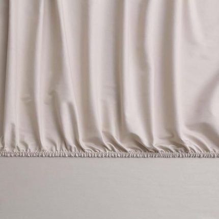 Mix&Match Pamuk Saten Queen Size Lastikli Çarşaf Taş