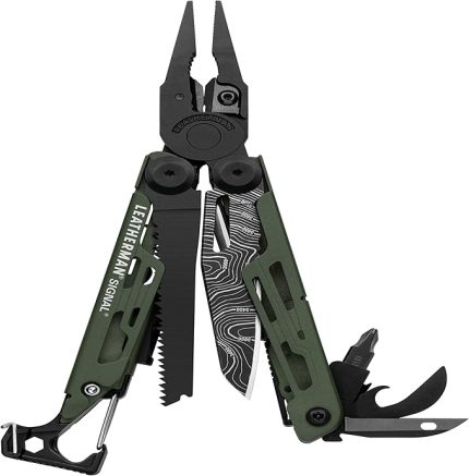 Signal Multitool - Green Topo Blade