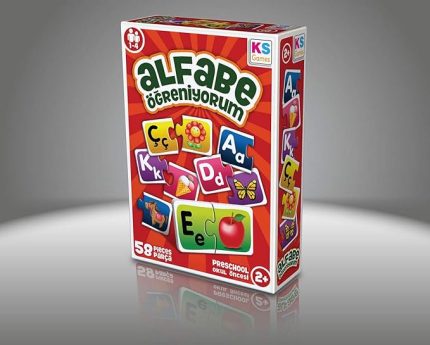 Games Çocuk Alfabe Öğreniyorum 58 Parça Puzzle
