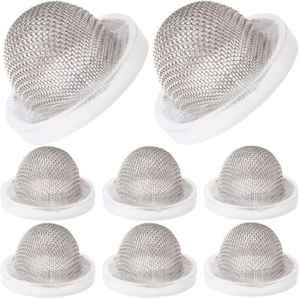 8 adet Hortum Filtre Yıkayıcılar, Paslanmaz Çelik Bahçe Hortumu Filtreleri, 60 Mesh Giriş Hortumu Ekran Contası, 1/2 "Bahçe Hortumu Bağlantısı ve Su Musluğu, Tuvalet Su Borusu, Duş Başlıkları