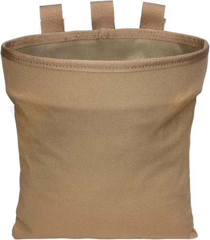 MOLLE çöp torbası Taktik Mag Kurtarma Kılıfı İpli Dergisi Geri Dönüşüm Kılıfı (Coyote Brown)