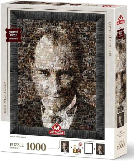 Puzzle Mustafa Kemal Atatürk 1000 Parça Çerçeveli Puzzle