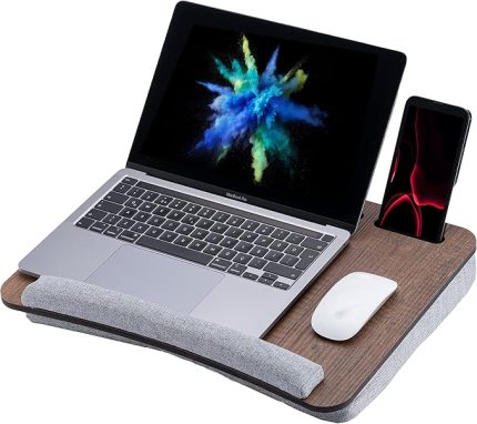 Wood - LS011 Minderli 13" ve 15.6" Laptop Sehpası