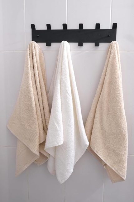 Metal Siyah Amerikan Kapı Arkası Yapışkanlı Askılık Banyo Askılık ve Duvar Askısı MT84S
