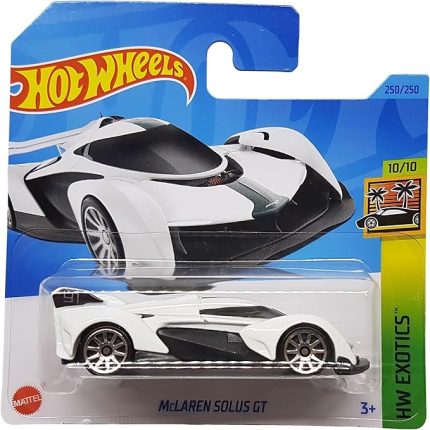 Wheels - McLaren Solus GT - HW Exotics 10/10 - HKG70 - Short Card - Spor araba - Beyaz - Mattel 2023