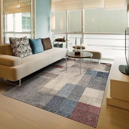 Kadife Pamuk Tabanlı Yıkanabilen Kaydırmaz Antibakteriyel Salon Halısı 80x200