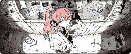 Gamer Mouse Pad 90x40 Mouse Pad XXL Büyük Oyuncu Anime Mousepad (Anime Kız, 90x40 cm 3mm kalınlık)