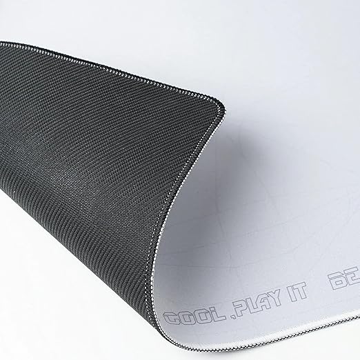 Gaming Mouse Pad 80x40, Kaymaz Tabanlı, Su Geçirmez ve Hassas Yüzeyli Oyuncu Mousepad (Beyaz) - Görsel 3