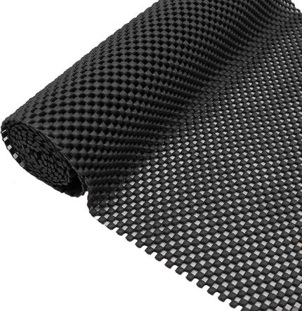 Halı Matları, Lateks, Farklı Renkler, 45x90 cm (Siyah)