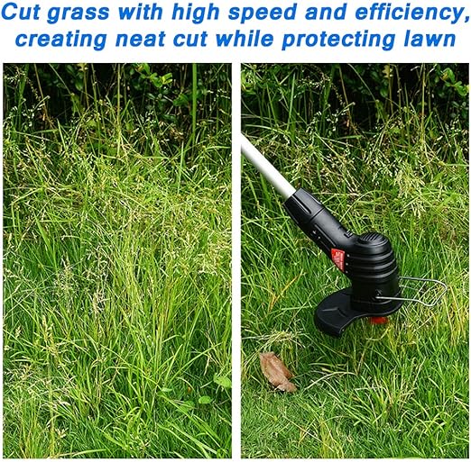 Akülü Elektrikli Çim Biçme Makinesi El Taşınabilir Hafif Biçme Makinesi Giyotin USB Elektrikli Biçme Makinesi Ot Yiyen - Görsel 3