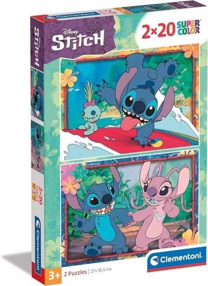 TREFL 2x20 el. el. Super Kolor Stitch Puzzle