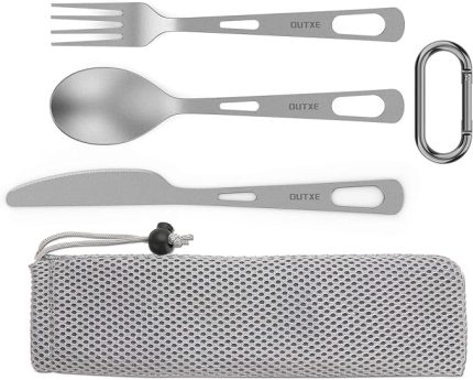 Titanium Camping Utensilen set 3 Stücke