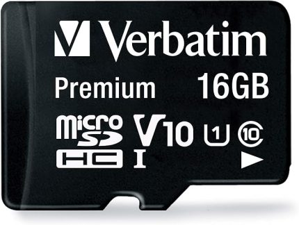 microSDHC hafıza kartı 16GB Siyah 44082