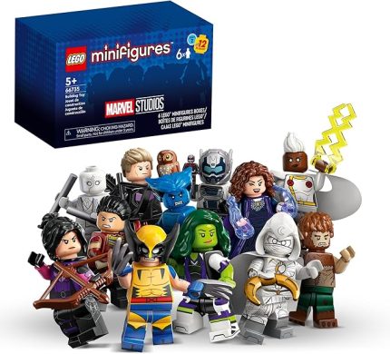 Minifigures Marvel Series 2 6'lı Paket 66735 Gizemli Kör Kutu, Rol Oynamak veya Minifigür veya Marvel Koleksiyonuna Eklemek için Sürpriz Koleksiyon Karakterleri, Disney ve Marvel Hayranları için