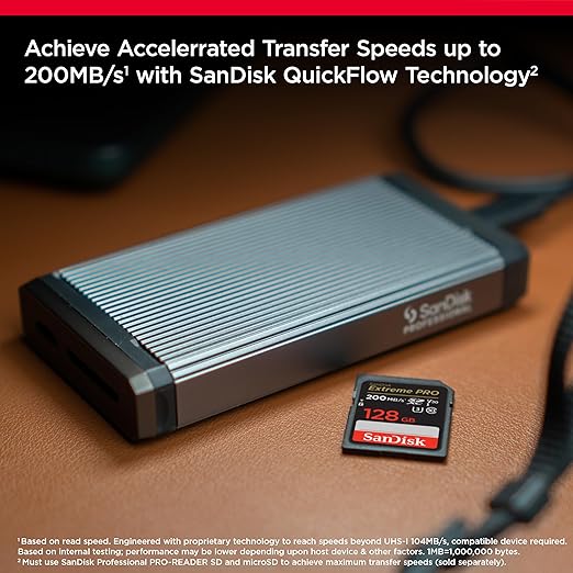 Extreme PRO SDXC UHS-I Hafıza Kartı, 128 GB, 200 MB/sn Aktarım Hızı, U3: UHS Speed Sınıf, V30: Speed Sınıf, 4K UHD Videolar, QuickFlow Teknolojisi, Isıya Dayanıklı - Görsel 2
