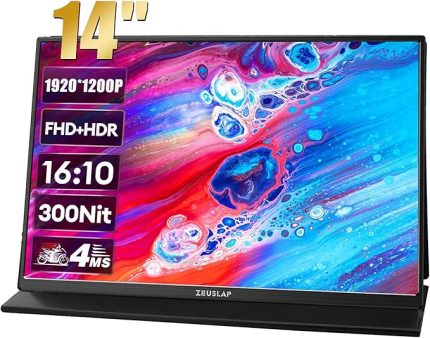 Z14 Lite Pro 14'' FHD+HDR 1920x1200 60Hz ADS-IPS Panel Type-C Ultra İnce, Dokunmatik Taşınabilir Monitör (ZL-Z14-Lite-Pro)