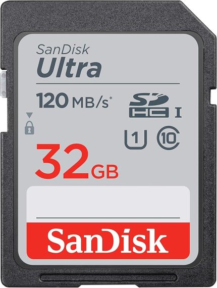 Ultra 32GB SDHC Memory Card 120MB/s