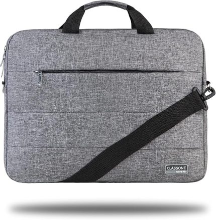 Romeo Serisi TL2004 15.6 inch Uyumlu Su Geçirmez Kumaş, Notebook, Laptop , El Çantası- Gri