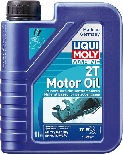 Moly Marine 2T Motor Yağı 1 Litre Otomotiv Bakım Ürünü