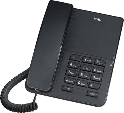 TM140 Siyah TM140 Siyah Kablolu Telefon, Siyah