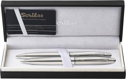 Knight 88 Tükenmez Kalemversatil Kalem Takım Krom