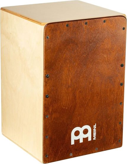 Percussion Snarecraft Cajon Instrument - İki Trampet Halılı Kompakt Davul Kutusu - Vurma Yüzeyi Almond Birch (SC80AB)