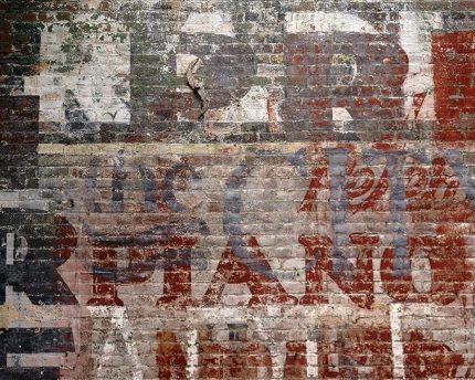 Rogues Tuğla Duvar Desenli Duvar Kağıdı, Gri, 3x2.4 metre