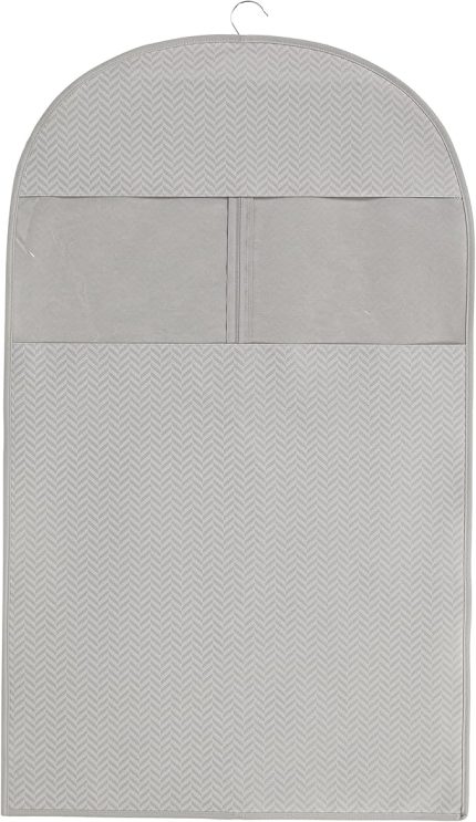 Home Textile Gri Balıksırtı Elbise Kılıfı 60 x 100 cm