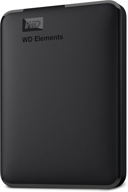 6TB Elements Portable Hard Drive for Windows, USB 3.2 Gen 1/USB 3.0 for PC & Mac, Plug and Play Ready - WDBHJS0060BBK-WESN