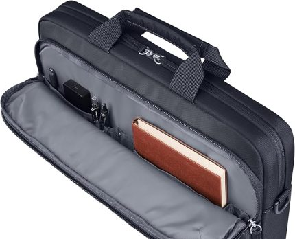 14" Everyday Laptop Çantası, 600D Geri Dönüşümlü Polyester, 9L, Dolgulu Bölme, Su Geçirmez, Çıkarılabilir Omuz Askısı, Gri